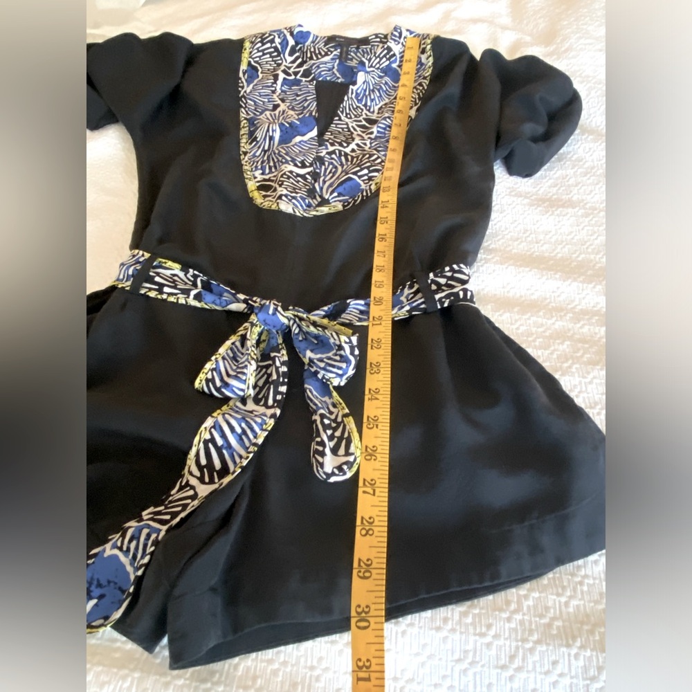 BCBG MaxAzria Silk Shorts Romper - Picture 11 of 14